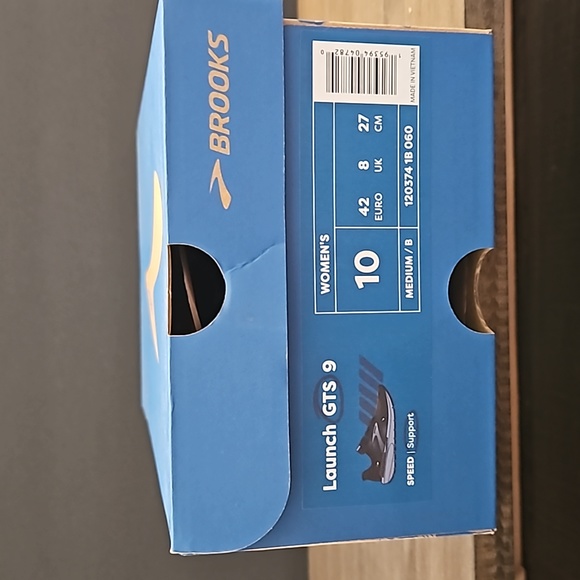 NIB Brooks Launch GTS 9 W10 Black/Purple - Picture 11 of 11